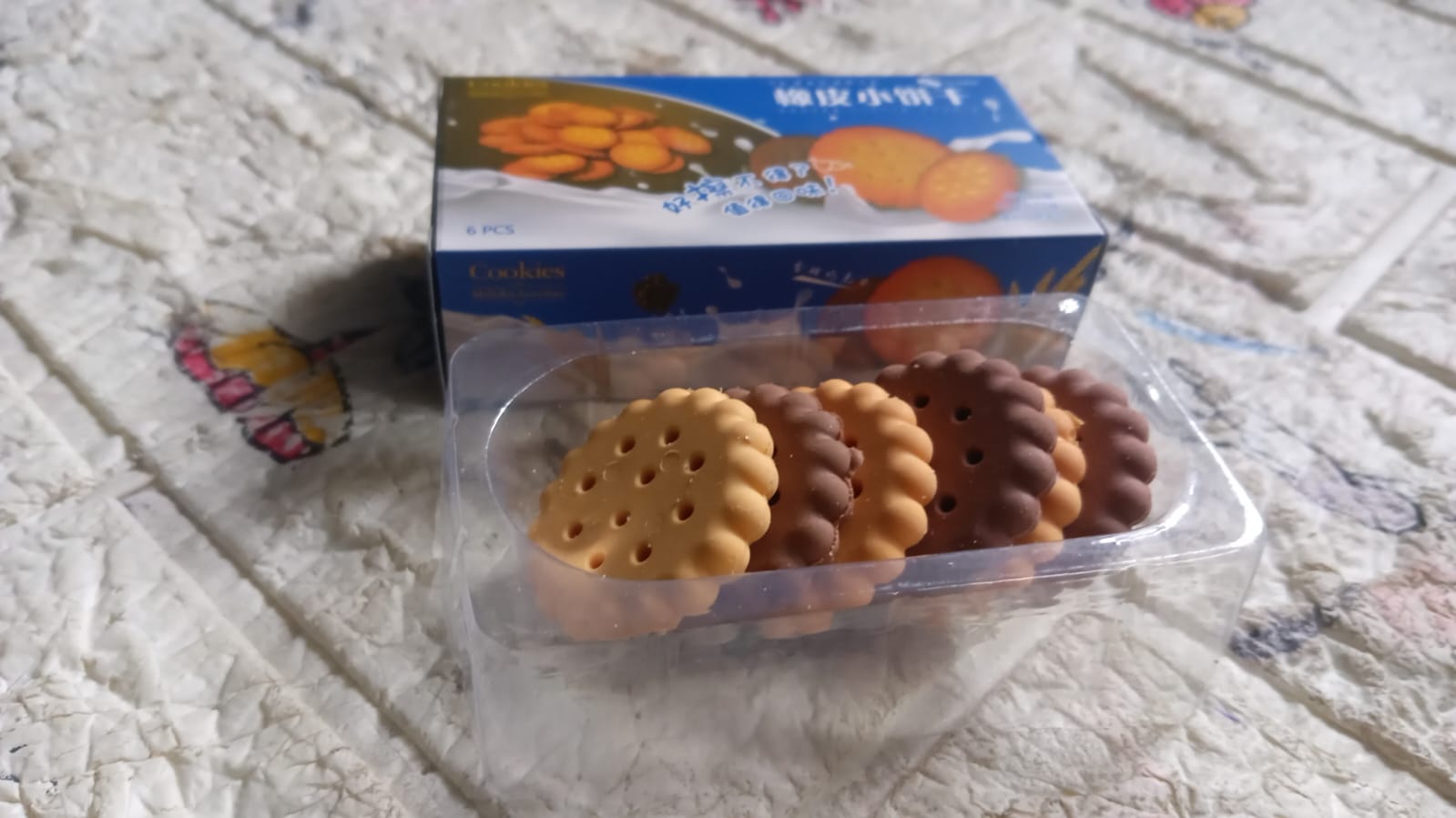 8833 Pack of 6 Erasers Erasers Stationery School Rubber Schools Sketches Office Sign Kid Party Favour Gift Toy Gift Creative Christmas Birthday Gift in Shape Biscuits (6 Pcs Set) 8833 Pack of 6 Erasers Erasers Stationery School Rubber Schools Sketches Office Sign Kid Party Favour Gift Toy Gift Creative Christmas Birthday Gift in Shape Biscuits (6 Pcs Set)